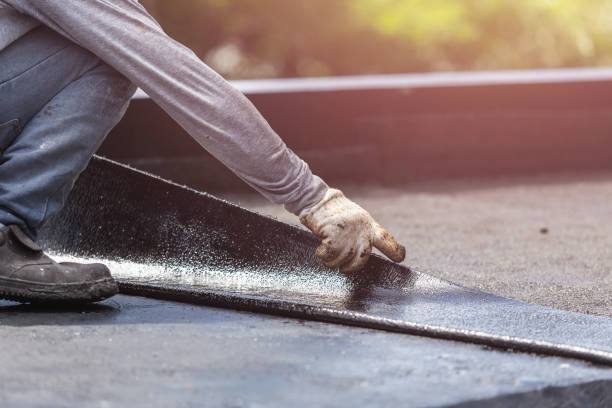 Professional Exterior Waterproofing technician working in Edgewater, NJ
